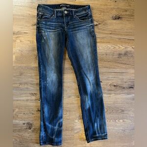 Express Ankle Skinny Jeans Low Rise